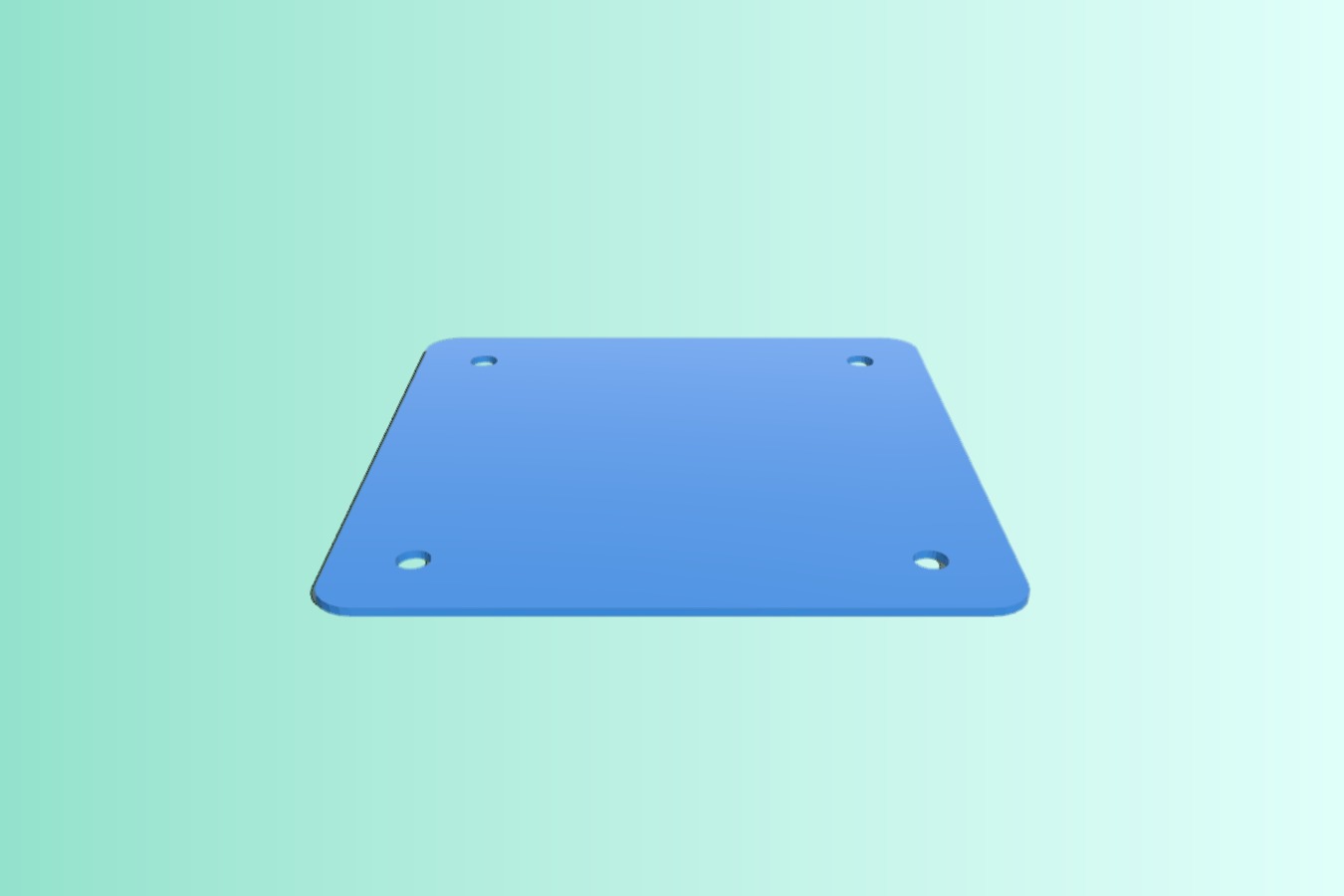 Square tablet weave card