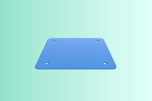 Square tablet weave card | 3d print model