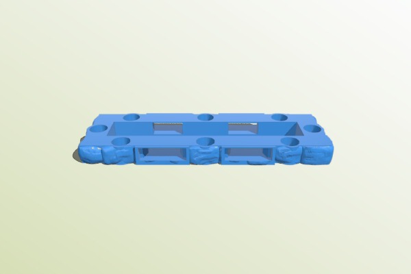 OpenForge 2.0 Rough Stone OpenLOCK Magnetic Base | 3d print model