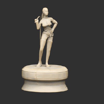 Bordello Statues x3 | 3d print model