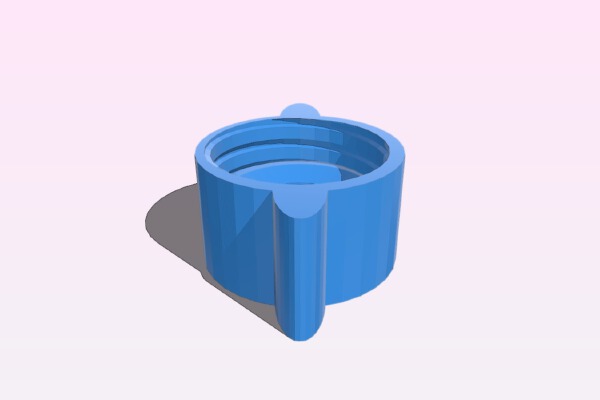 Liquid hand soap refill aid | 3d print model