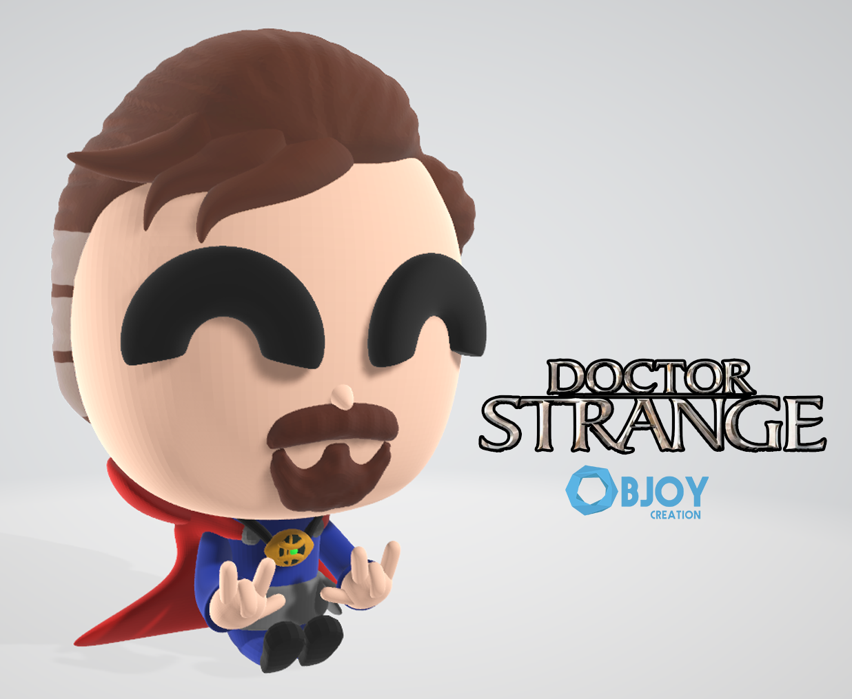 Doctor Strange - Figure & Keychain - by Objoy Creation