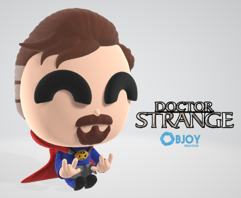 Doctor Strange - Figure & Keychain - by Objoy Creation | 3d print model