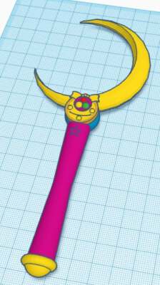 Sailor Moon Wand | 3d print model