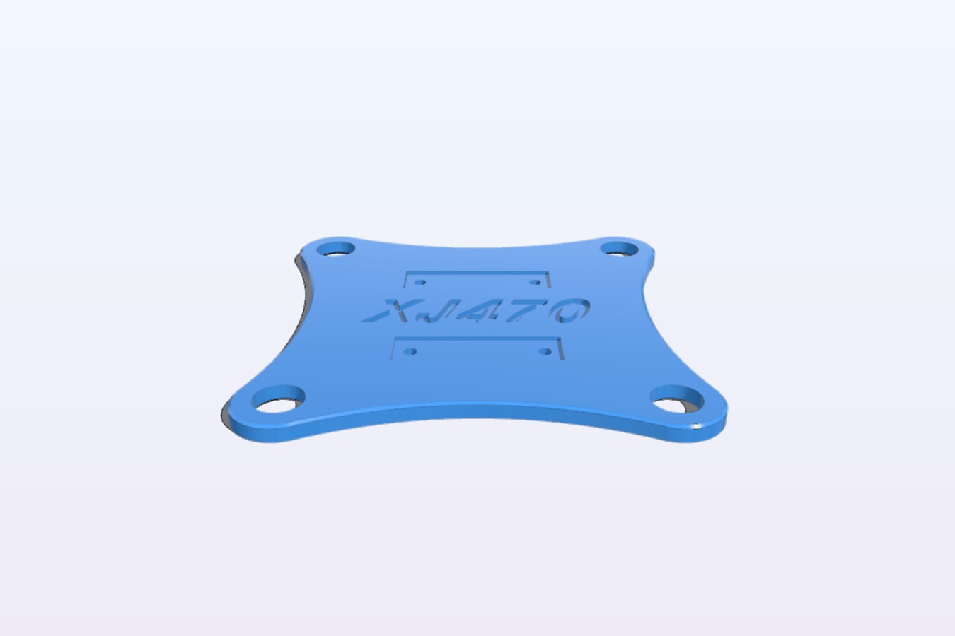 Quanum XJ470 Quadcopter Gimbal plate