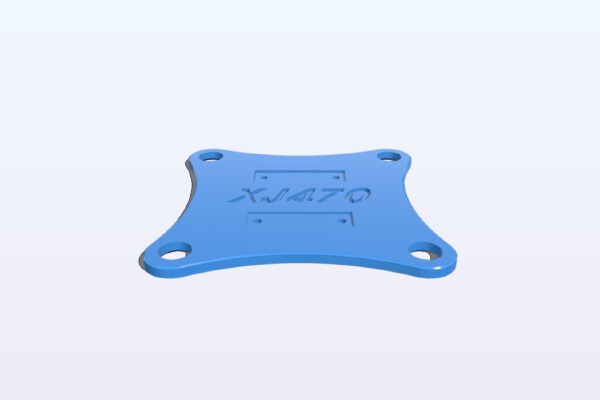 Quanum XJ470 Quadcopter Gimbal plate | 3d print model