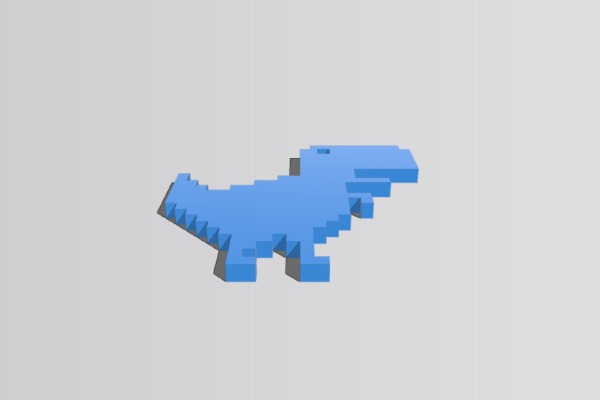 Google Dinosaur | 3d print model