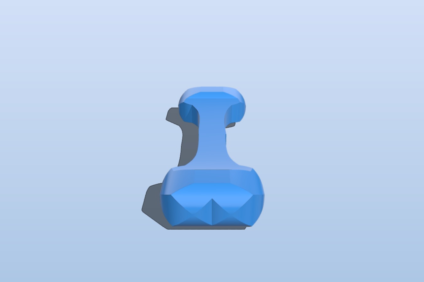 Low Poly Dog bone