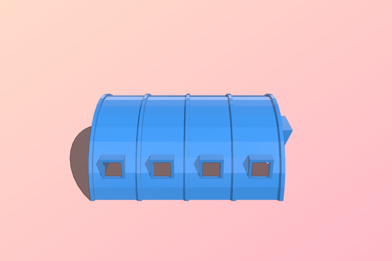 HO scale Quonset Hut