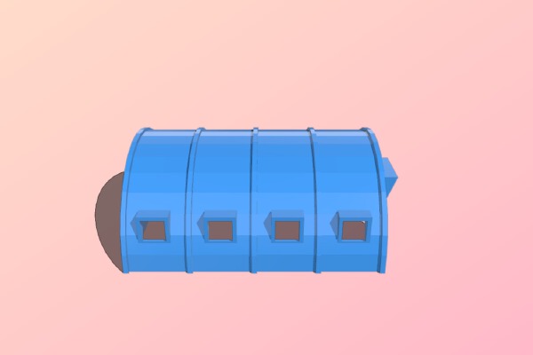 HO scale Quonset Hut | 3d print model