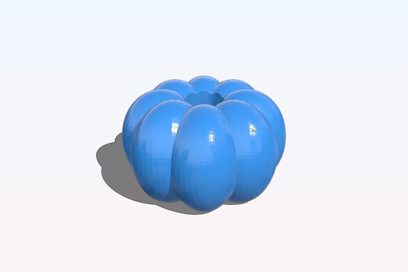 Pumpkin candle holder