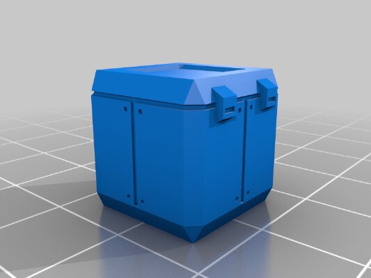 Sci-fi Storage Boxes (Scatter Terrain 5 types) | 3d print model