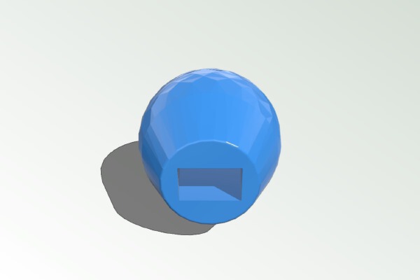 RC Remote switch knob_end | 3d print model