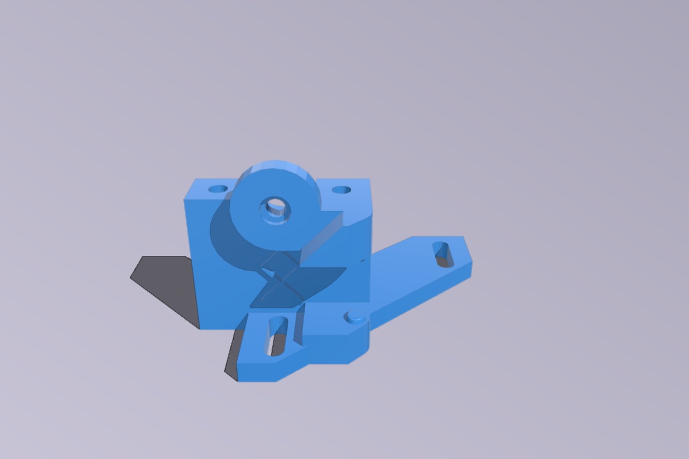 E3Dv6 Holder V4 - Direct to Bowden Adapter