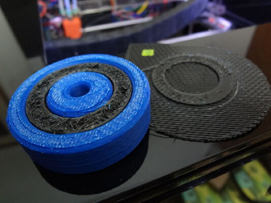 2 color Abs ball bearing with ball support | 3d print model
