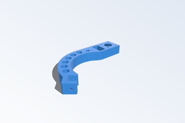 Tronxy X5SA X5S 20x20 extruder mount | 3d print model