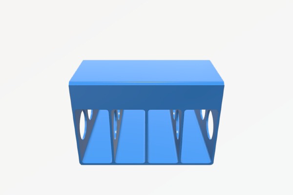 Under shelf safe knife storage | 3d print model