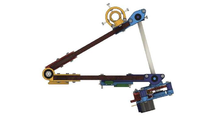 Isosceles Barn Door Star Tracker Mount | 3d print model