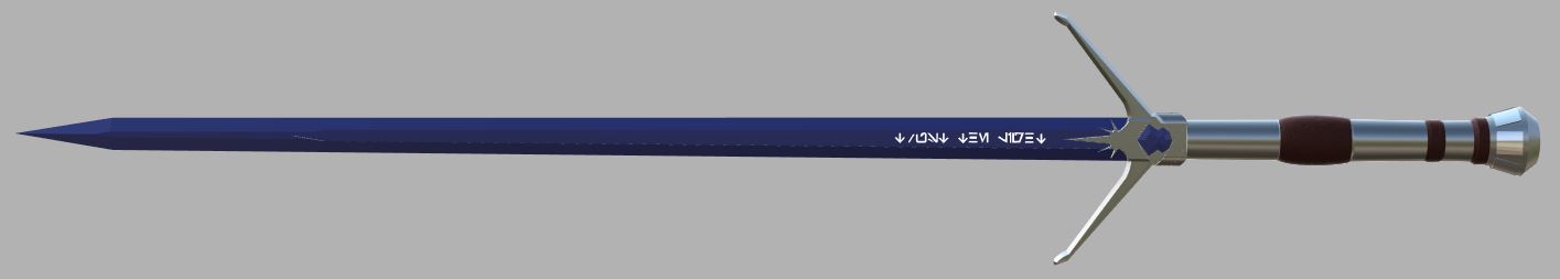 Medieval Obiwan sword | 3d print model