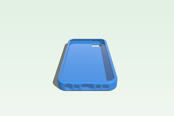 Flex iPhone 5 thin case | 3d print model