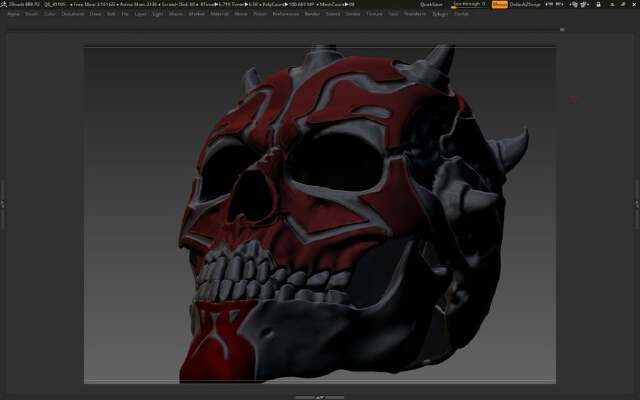 Darth Maul wearable skull | 3d print model