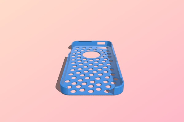 Iphone 5_5s polka dot case | 3d print model