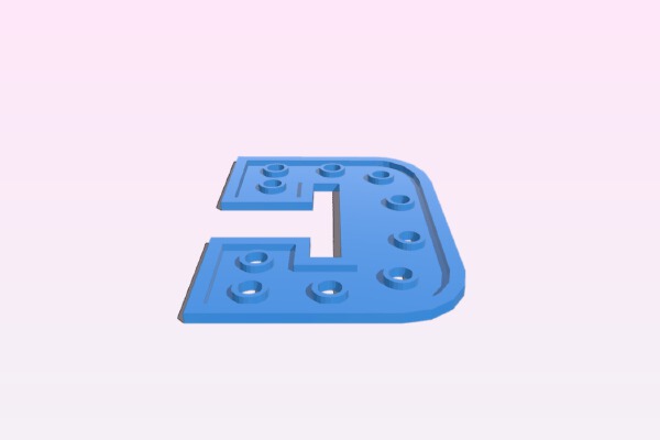 Marquee Letter Front Facia | 3d print model