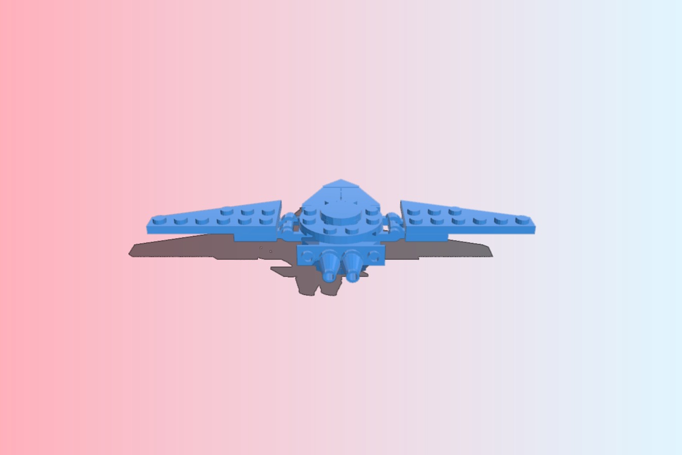 imerial v wing Starfighter building bloks aka lego