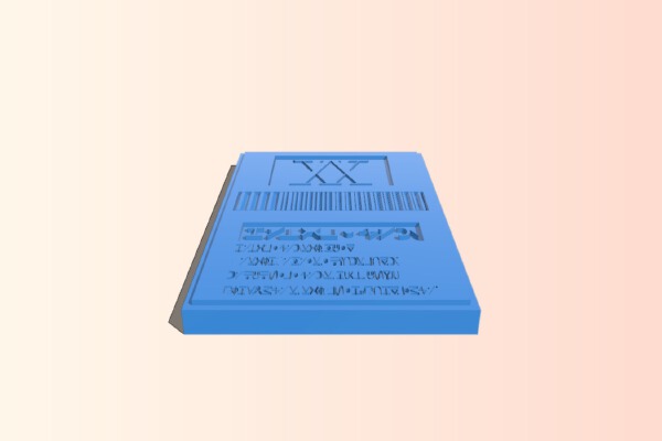 Hunter x Hunter Card w character | 3d print model
