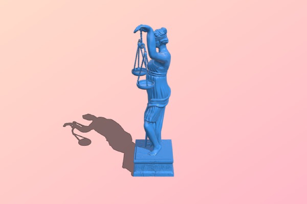 God of justice | 3d print model