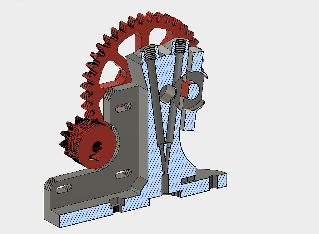Hybrid Dual Color Single Hot End Extruder