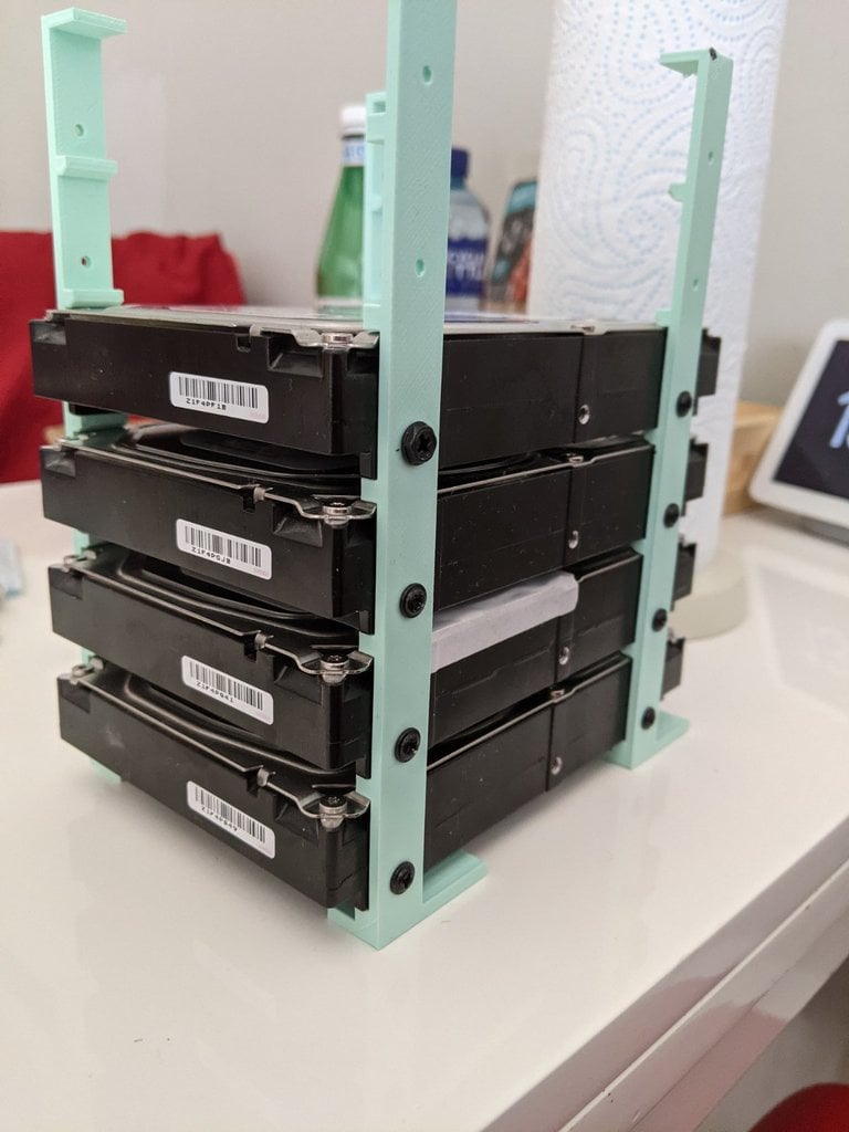 HDD rack rails