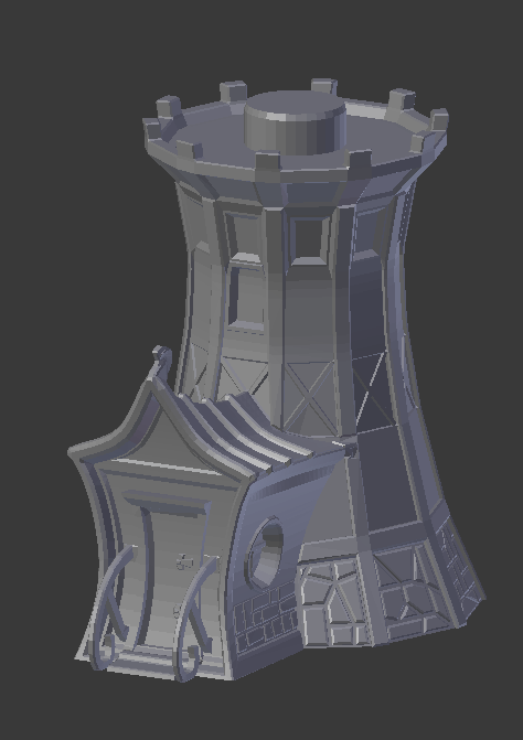 Fantasy Windmill with alternative parts