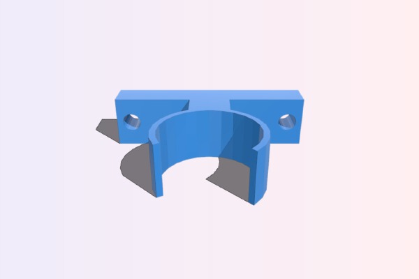 UltraFire Flashlight Wall Mount | 3d print model