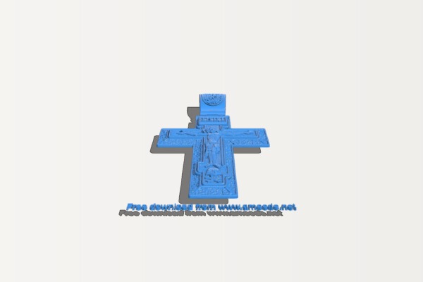 Cross necklace pattern | 3d print model