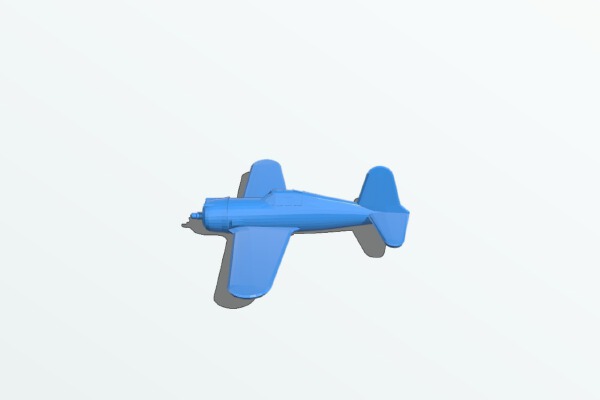 Vultee P-66 Vanguard for microarmor | 3d print model