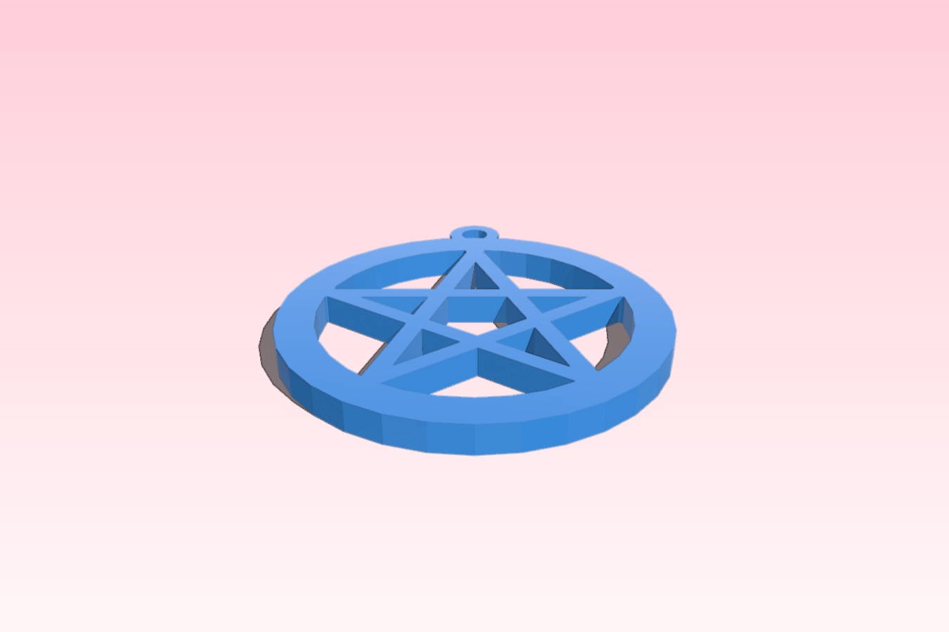 Pentagram with ring