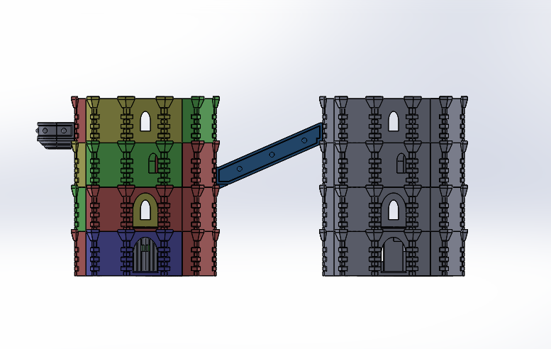 12-Sided Tower Accessory - Bridge Stairs