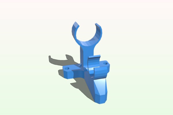 UltraFire Flashlight Holder 2.0 w_Spare Battery Holder - UPDATE | 3d print model