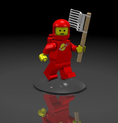 Space Legoman | 3d print model