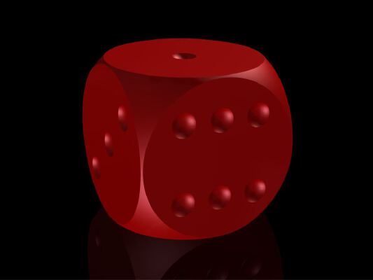 Dice Over-sized (200mm) | 3d print model