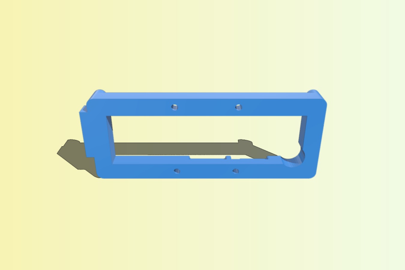 Gadgets 3D LCD Mount for MendelMax
