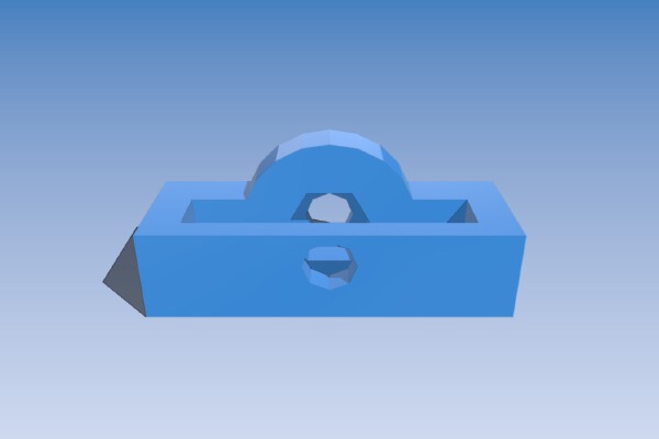 Bed leveling nut traps - MG Prusa Mendel | 3d print model