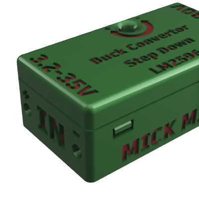 #1 case box step down convertor LM2596 | 3d print model