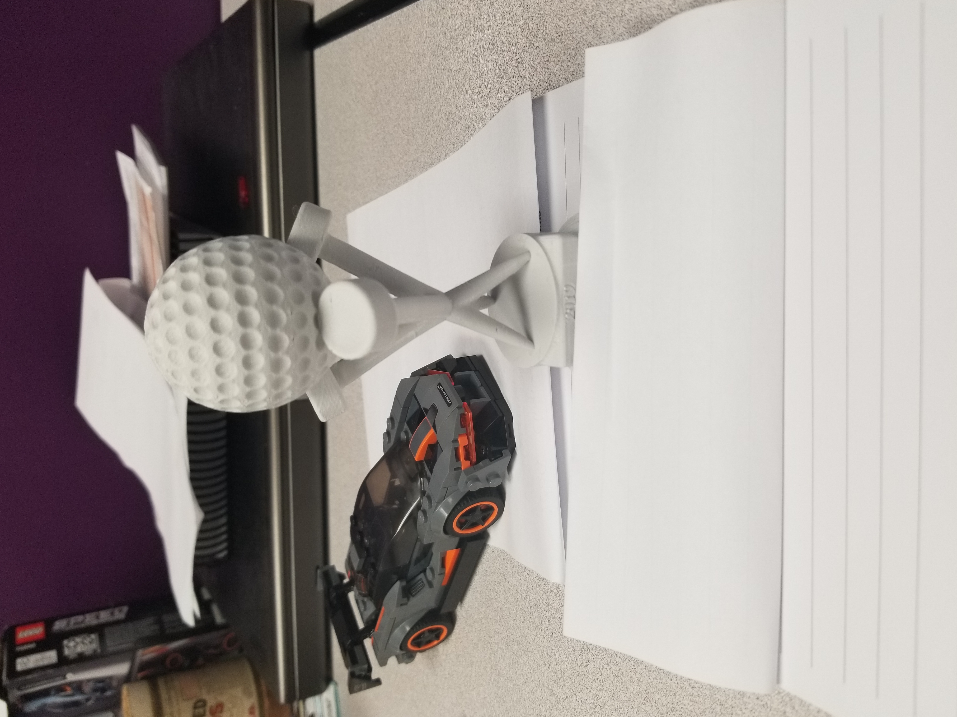 Golf Trophy - Triple Tee