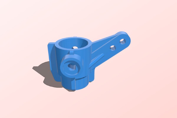 Tamiya Top Force _ Manta Ray _ DF01 _ Hot Shot _ Boomerang Steering Knuckle_Spindle | 3d print model