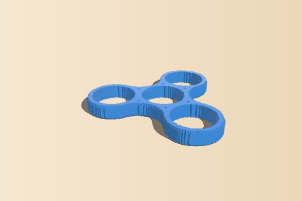 (3D Slash) compact_spinner_v03 | 3d print model