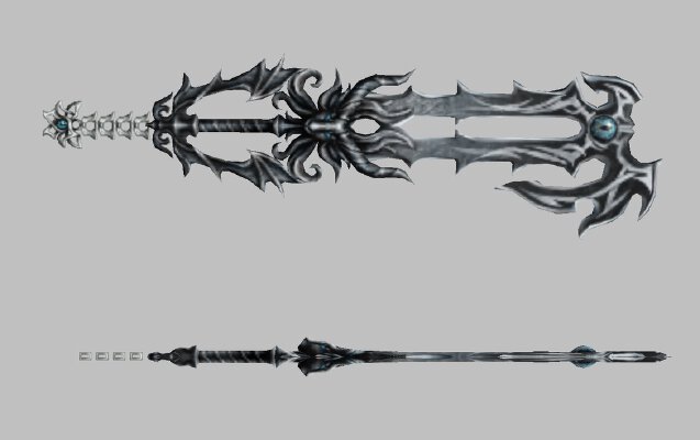 No Name Keyblade (Xehanort keyblade) | 3d print model