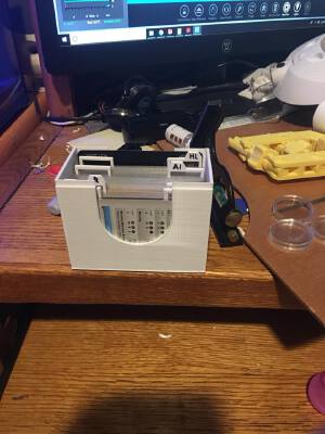 KDM Screaming Antelope deck box with dividers | 3d print model