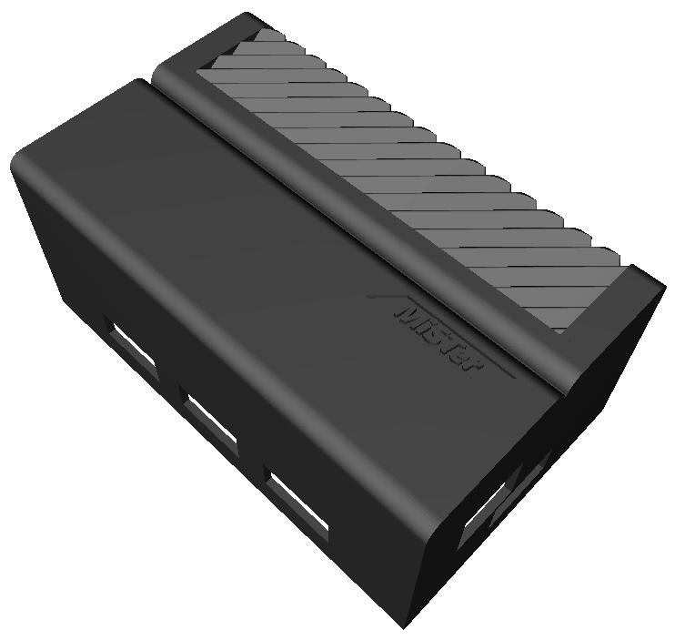 Atari style MiSTer Case (de10-nano + USB Hub 2.1)
